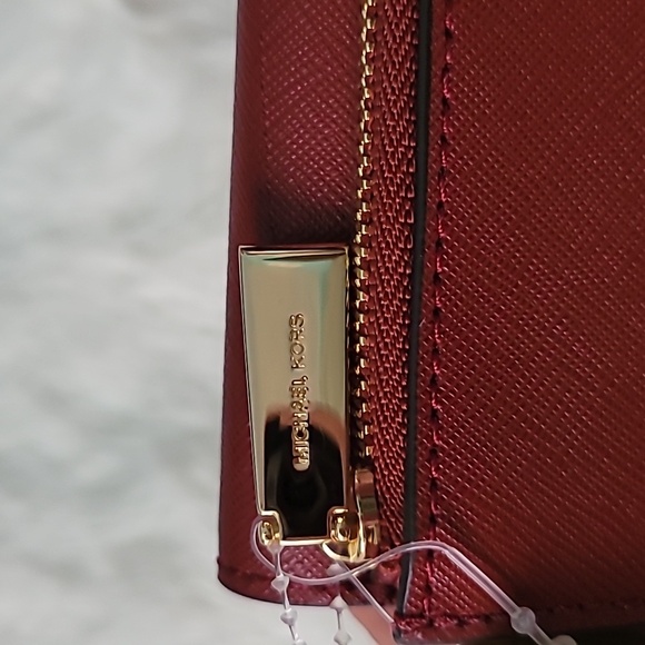 Michael Kors Greenwich Leather Envelope Trifold Small Wallet - Picture 5 of 7